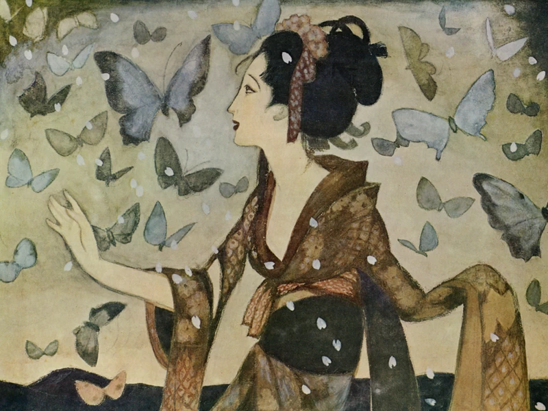 1884-Takehisa Yumeji - Onatsu Kyōran, 1925
